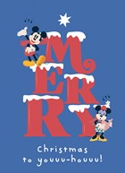 Mickey Minnie Mouse Merry Christmas